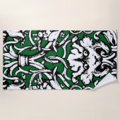 Vroege 20e Eeuwse Knotwerk Leeuw Strandlaken (Voorkant)