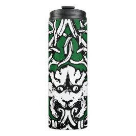 Vroege 20e Eeuwse Knotwerk Leeuw Thermosbeker