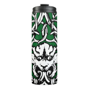 Vroege 20e Eeuwse Knotwerk Leeuw Thermosbeker