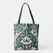 Vroege 20e Eeuwse Knotwerk Leeuw Tote Bag (Achterkant)