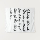 Vroege achtergronden, hier zijn we opgehaald wandkleed (Voorkant (horizontaal))