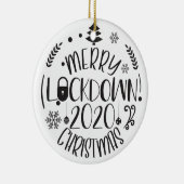 Vroege afsluiting Kerstmis 2020 Keramisch Ornament (Rechts)