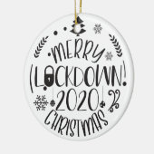 Vroege afsluiting Kerstmis 2020 Keramisch Ornament (Links)