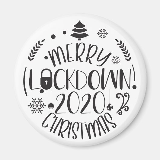 Vroege afsluiting Kerstmis 2020 Magneet (Voorkant)