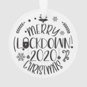 Vroege afsluiting Kerstmis 2020 Ornament (achterkant)