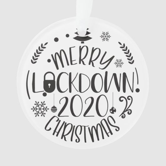Vroege afsluiting Kerstmis 2020 Ornament (voorkant)