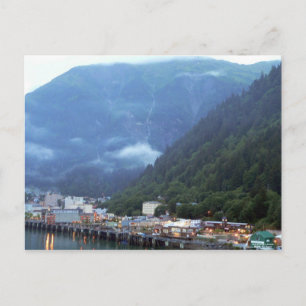 Vroege Avond in Briefkaart Juneau