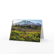 Vroege avond op Mount Rainier