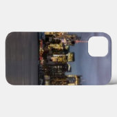 Vroege avond panoramisch uitzicht van Manhattan Case-Mate iPhone Case (Achterkant (horizontaal))