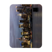 Vroege avond panoramisch uitzicht van Manhattan Magneet (Verticaal)