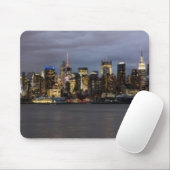 Vroege avond panoramisch uitzicht van Manhattan Muismat (Met muis)