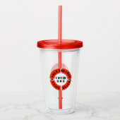 Vroege behandeling bespaart levens acryl drinkbeker (Voorkant)