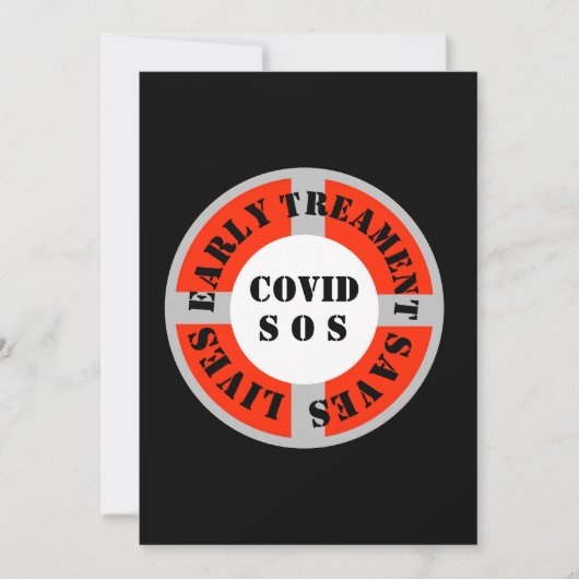 Vroege behandeling bespaart levens kaart (Voorkant)