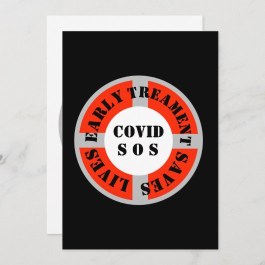 Vroege behandeling bespaart levens kaart (Voorkant / Achterkant)