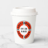 Vroege behandeling bespaart levens papieren bekers (Achterkant)