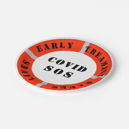 Vroege behandeling bespaart levens papieren bordje