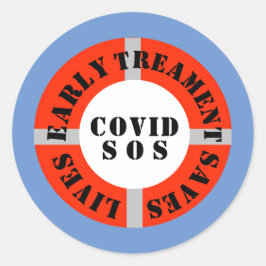 Vroege behandeling bespaart levens ronde sticker