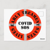 Vroege Behandeling Slaat Levens Op Postcard Briefkaart (Achterkant)