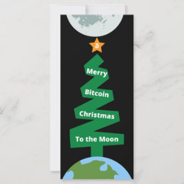 Vroege bitmunt kerstcrypto naar de maan