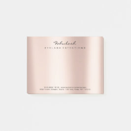Vroege Blush Naam Web Telefoonnummer Roze Post-it® Notes