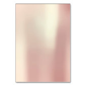 Vroege Blush Peach roze gouden persoonlijke naam Kaart (Achterkant)
