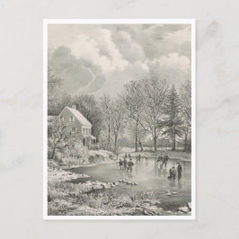 Vroege Boerderij Briefkaart