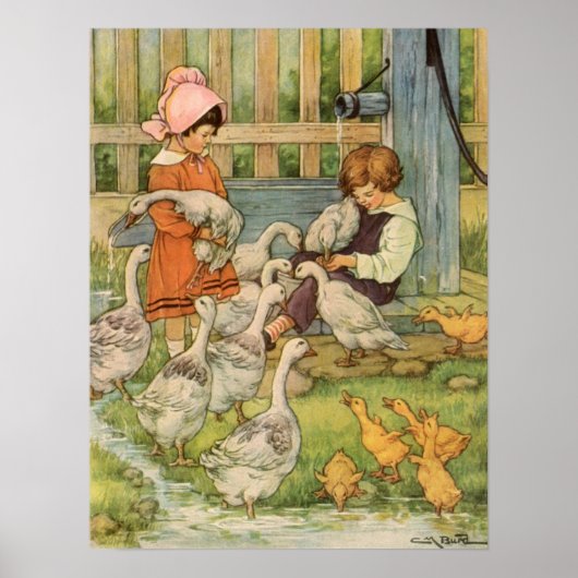 Vroege Boerderijen scènes Poster (Voorkant)