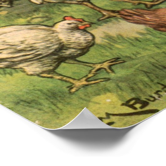 Vroege Boerderijen scènes Poster (Hoek)