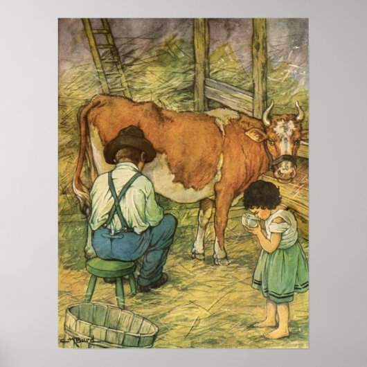 Vroege Boerderijen scènes Poster (Voorkant)
