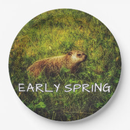 Vroege borden papieren bordje