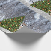 Vroege bosjes en damespapier cadeaupapier (Hoek)