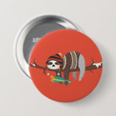 Vroege Button voor kerstmis (Voorkant /achterkant)