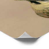 Vroege Chinese aardelamp, tombe-artefact Poster (Hoek)