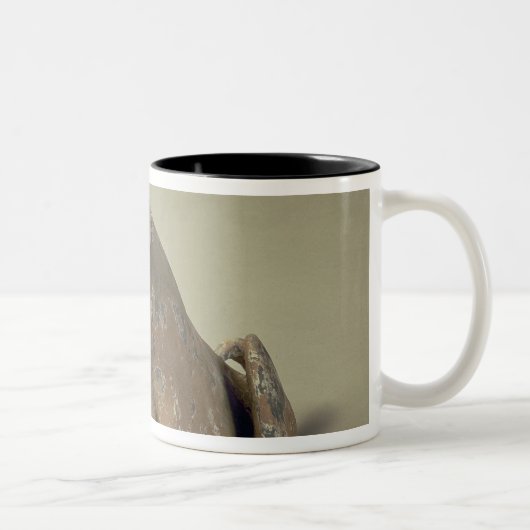 Vroege Chinese potteraathond, tombe Tweekleurige Koffiemok (Rechts)