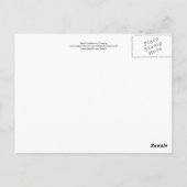 Vroege dag Zonnebloemkaartje Briefkaart (Achterkant)