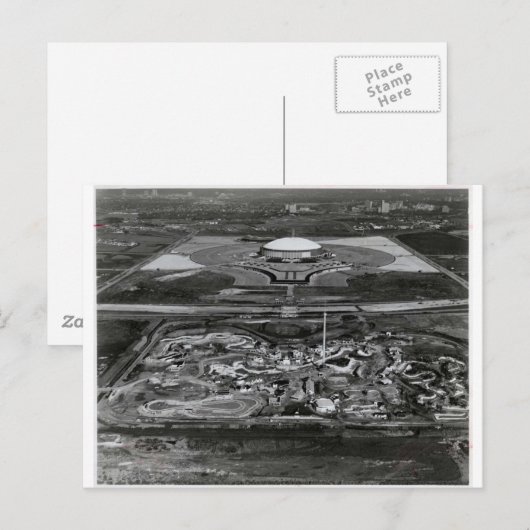 *Vroege dagen...Astrodome & Astroworld Briefkaart (Voorkant / Achterkant)