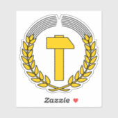 Vroege Duitse Democratische Republiek Sticker (Vel)