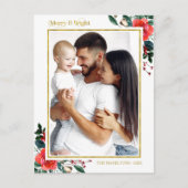 Vroege en feestelijke kerstfoto Foto Briefkaart (Voorkant)