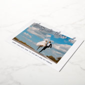 Vroege en gehuwde bruiloft Mr. & Mrs. Eerste Kerst Folie Uitnodiging (Gedraaid)