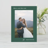 Vroege en gehuwde kalligrafie met kerstmis feestdagenkaart (Staand voorkant)