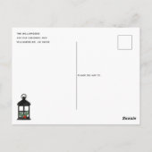 Vroege en heldere 2-fotoserie Kaart voor kerstmis (Achterkant)