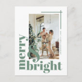 Vroege en heldere, eenvoudige foto's met groene ke briefkaart (Voorkant)