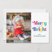 Vroege en heldere foto-kerstfeestkaart feestdagenkaart (Voorkant)