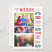 Vroege en heldere foto-kerstkaart kaart (Voorkant)