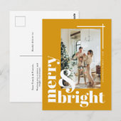 Vroege en heldere foto met kerstfeestdag briefkaart (Voorkant / Achterkant)