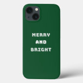 Vroege en heldere, groene kerstkunst, feestdag Case-Mate iPhone case (Achterkant)