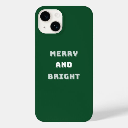 Vroege en heldere, groene kerstkunst, feestdag Case-Mate iPhone case (Achterkant)