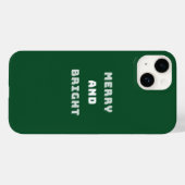 Vroege en heldere, groene kerstkunst, feestdag Case-Mate iPhone case (Achterkant (horizontaal))