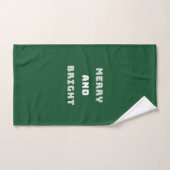 Vroege en heldere, groene kerstkunst, feestdag handdoek (Handdoek)