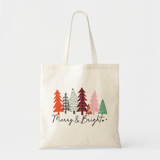 Vroege en heldere kerstbomen tote bag (Voorkant)